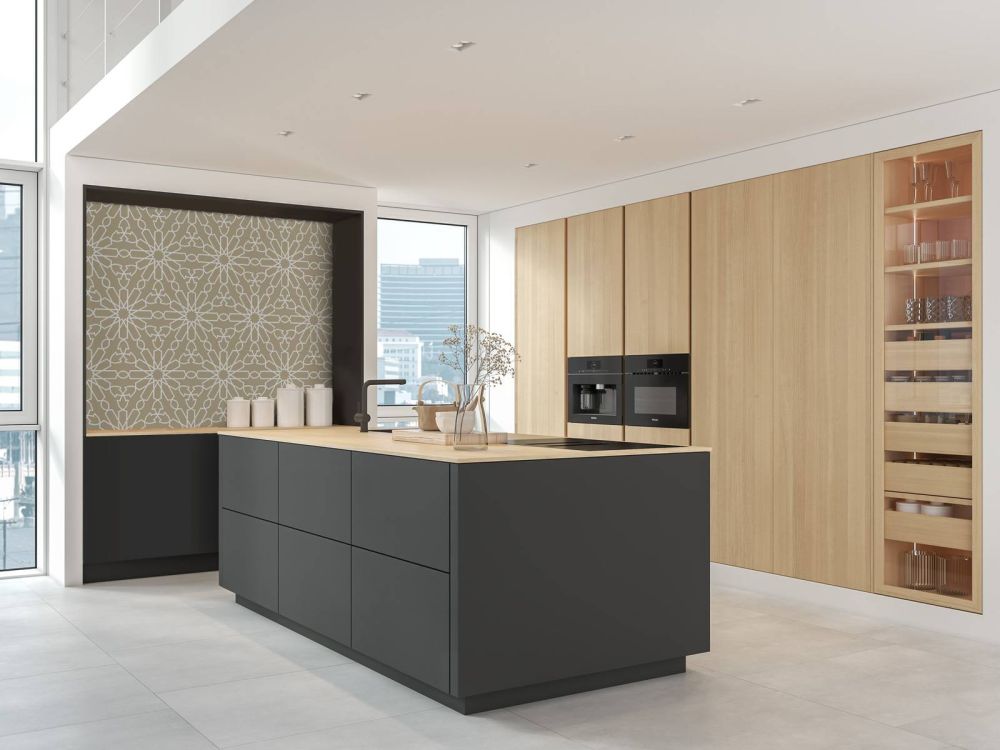 Geometrische bloemen, goud