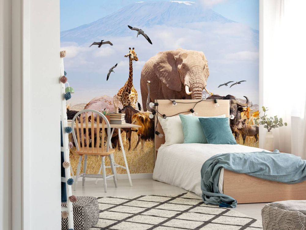 Afrikaanse dieren bij Kilimanjaro