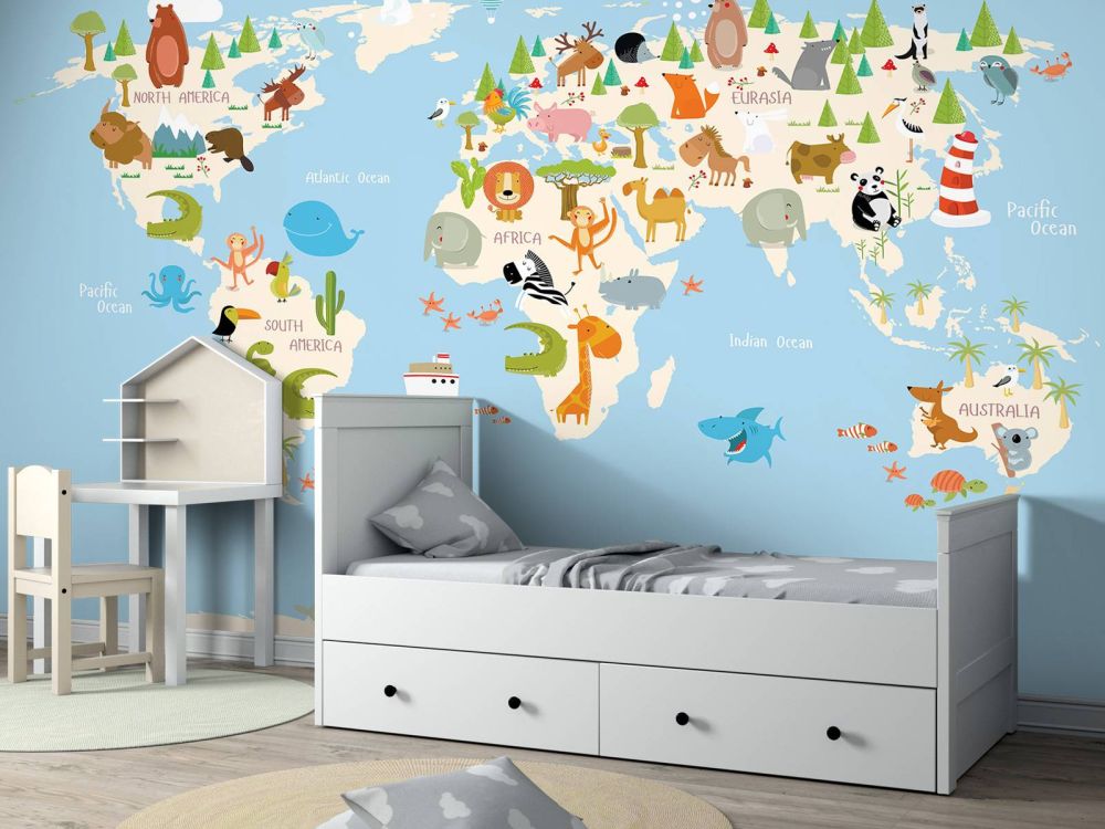 Map van de wereld