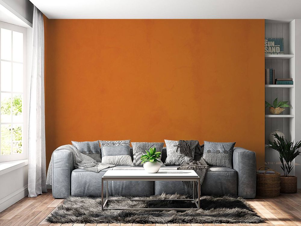 Oud oranje beton