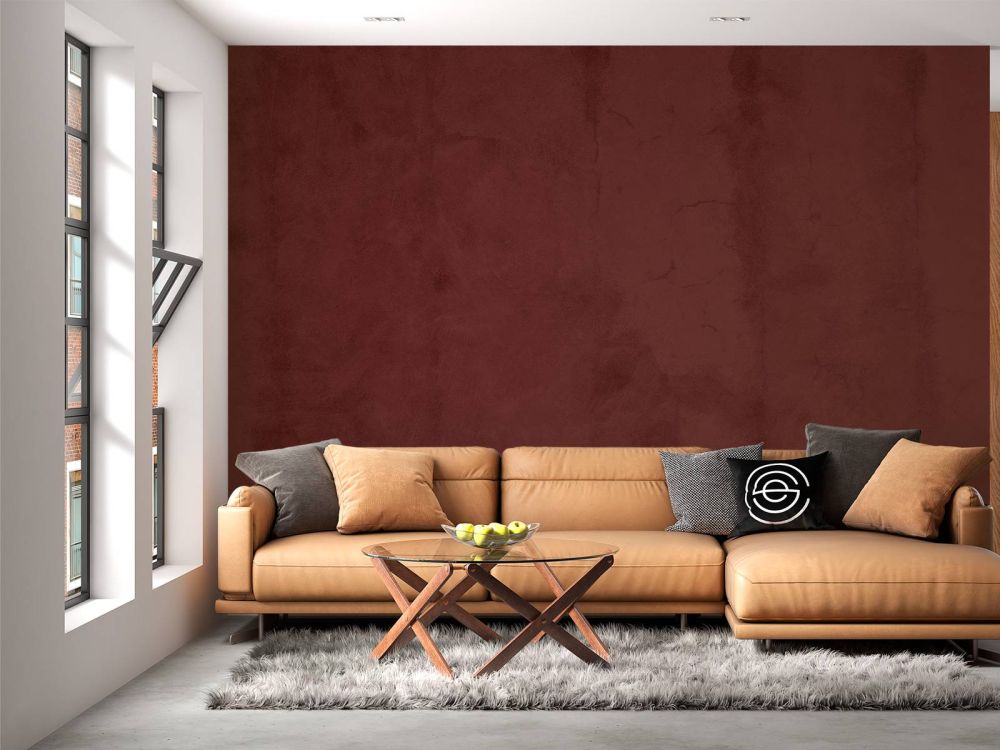 Bister rood beton