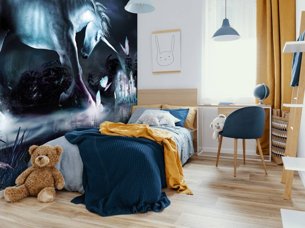 Spelende unicorn