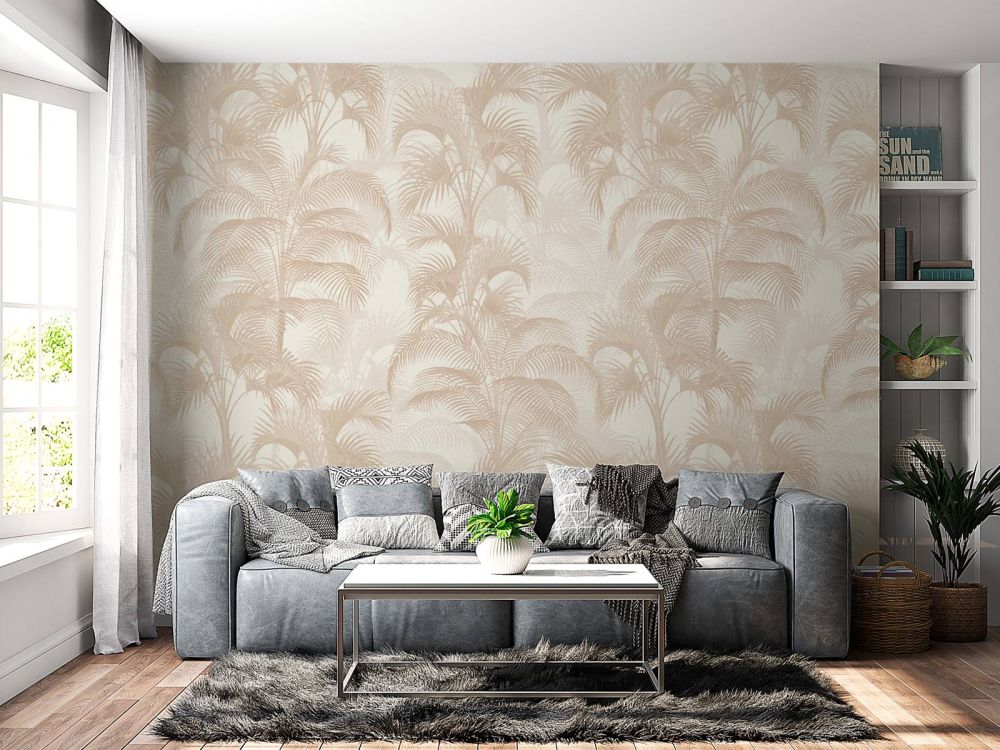 Tropische Vintage Palmen - zand