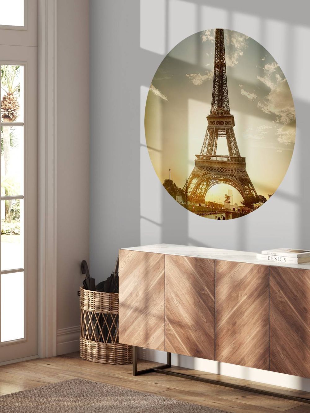 Behang met de Eiffeltoren