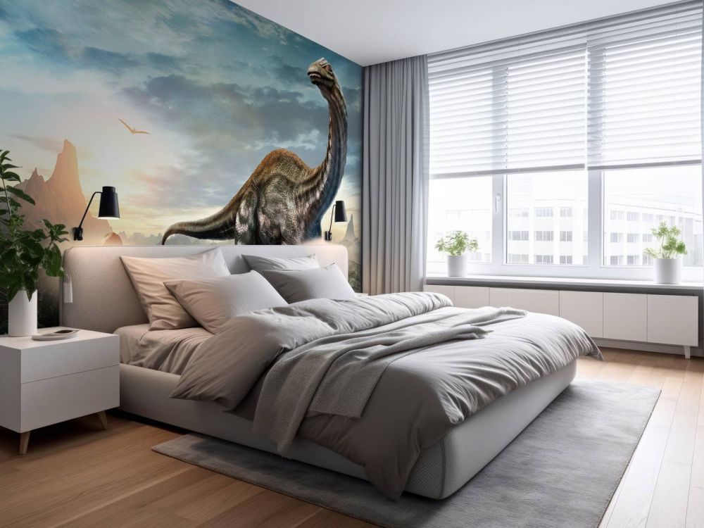 Apatosaurus in de bergen