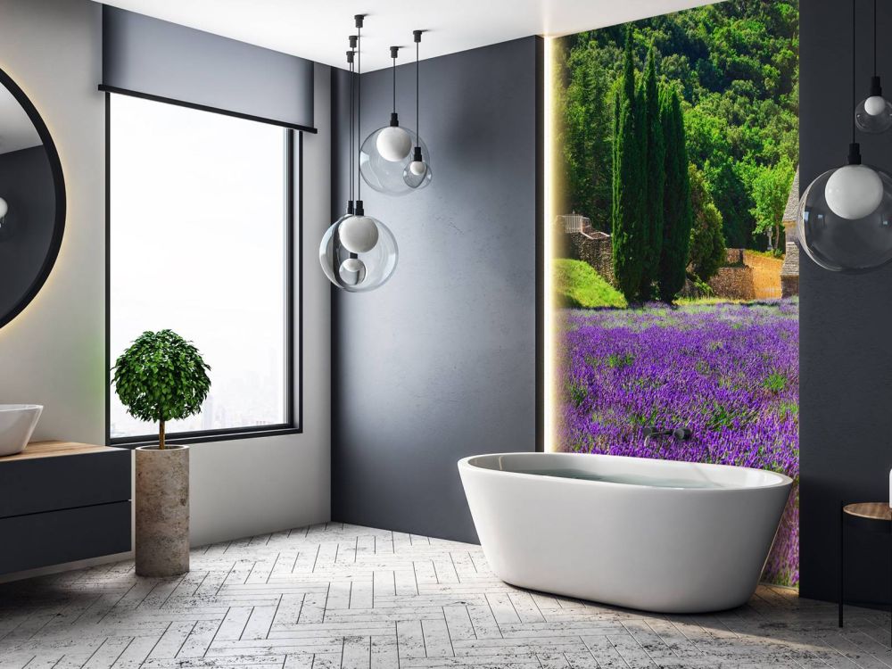 Sprookjes lavendelveld