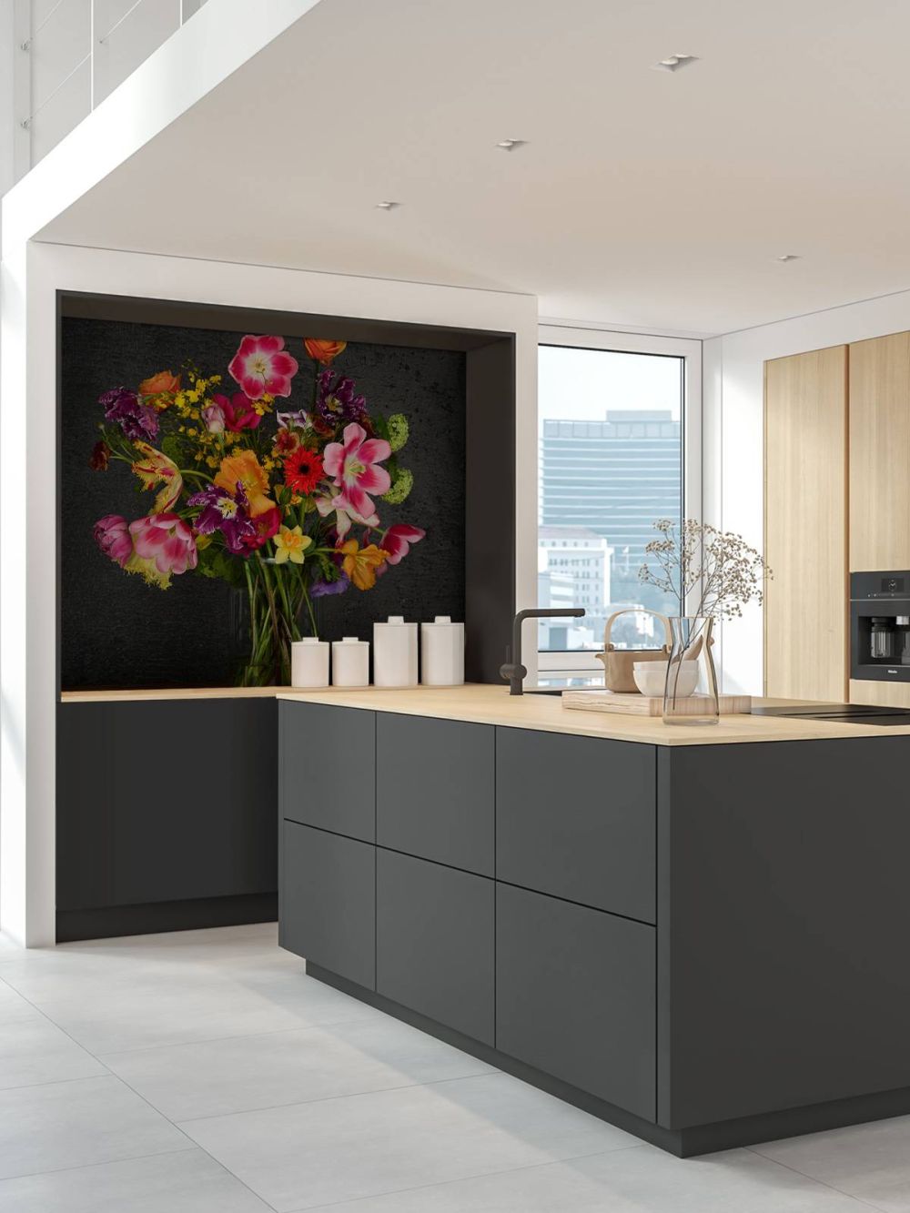 Kleurrijk bloemen boeket