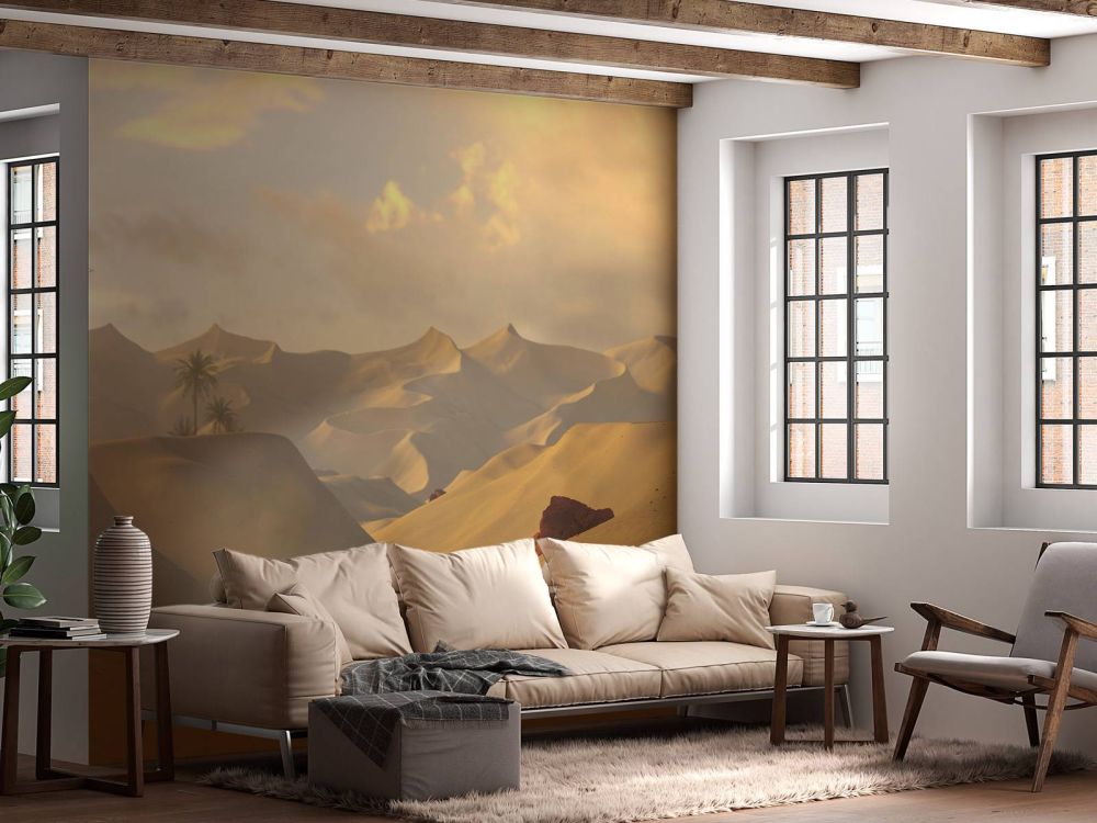 Golden hour in de woestijn