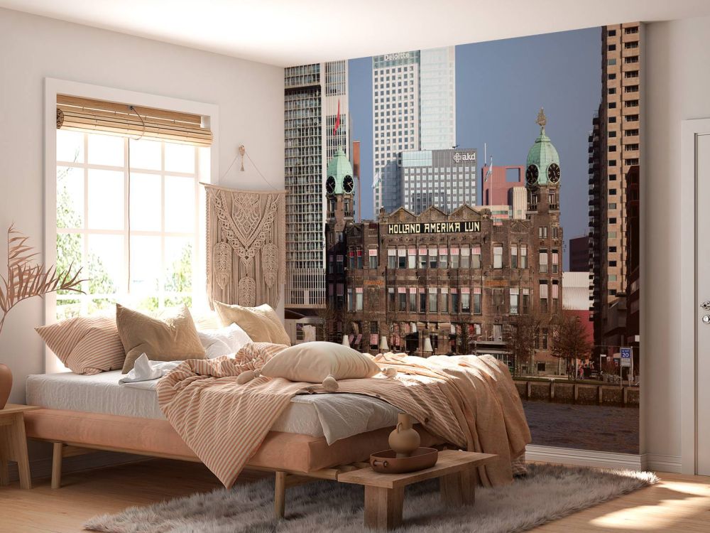 Hotel New York Rotterdam in kleur 