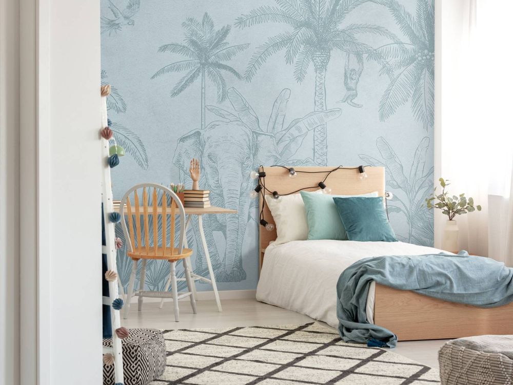 Olifanten blauw