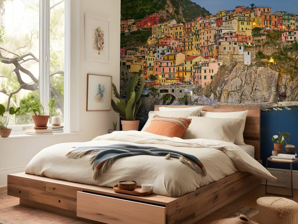 Gekleurde huizen in Italië