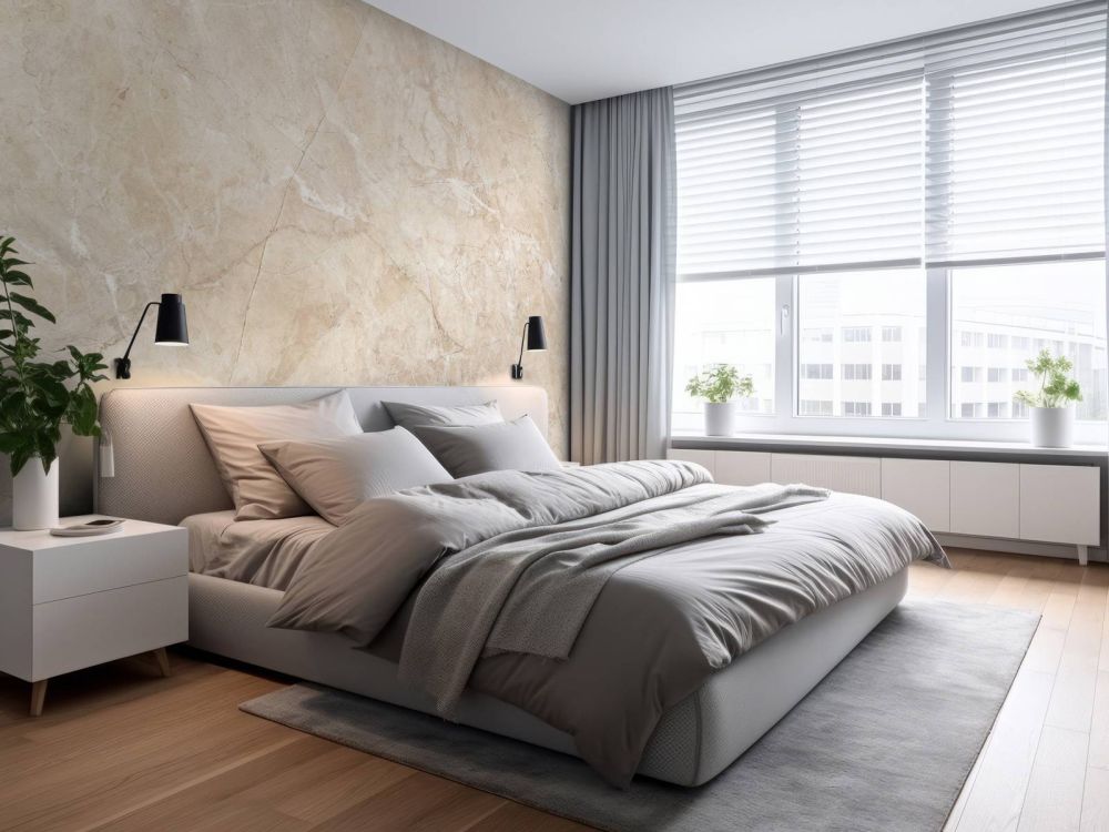 Licht beige marmer