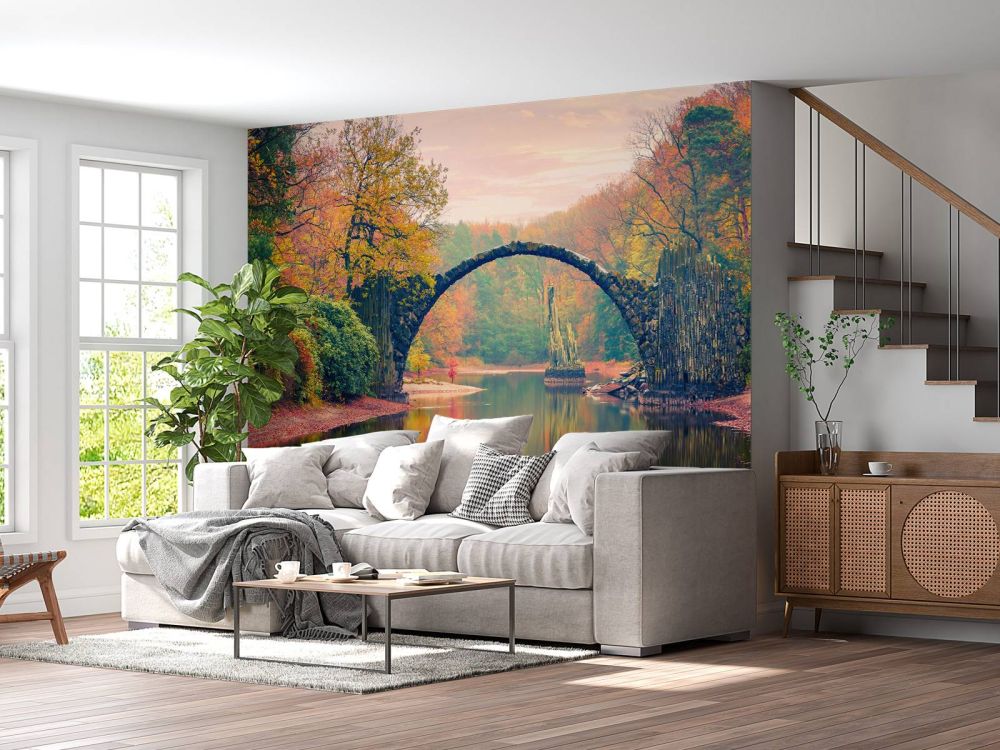 Brug over het meer