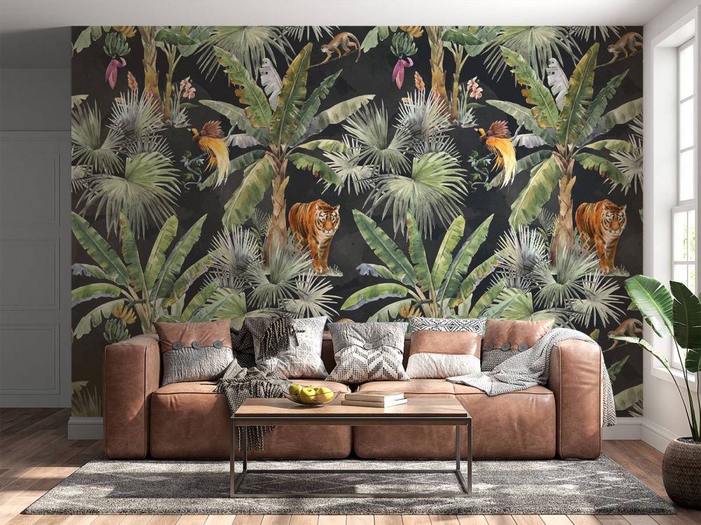 Palmen en jungle dieren