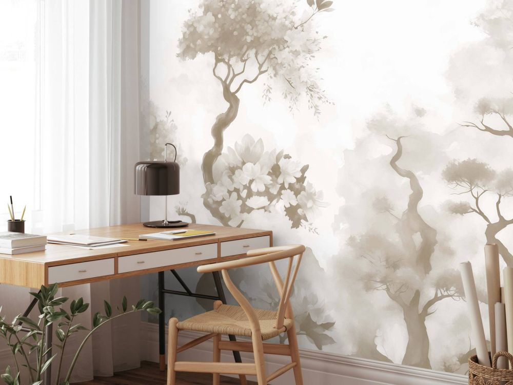 Blooming trees Grey