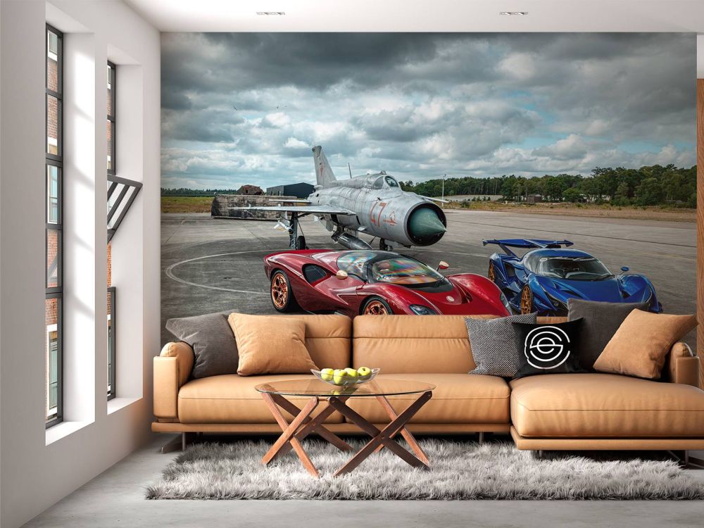 Hypercars en gevechtsvliegtuig