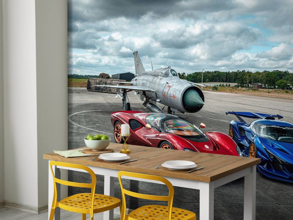 Hypercars en gevechtsvliegtuig