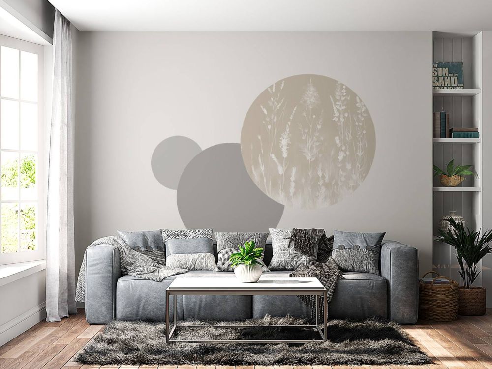 Lavender Glade Seamless Sand Beige
