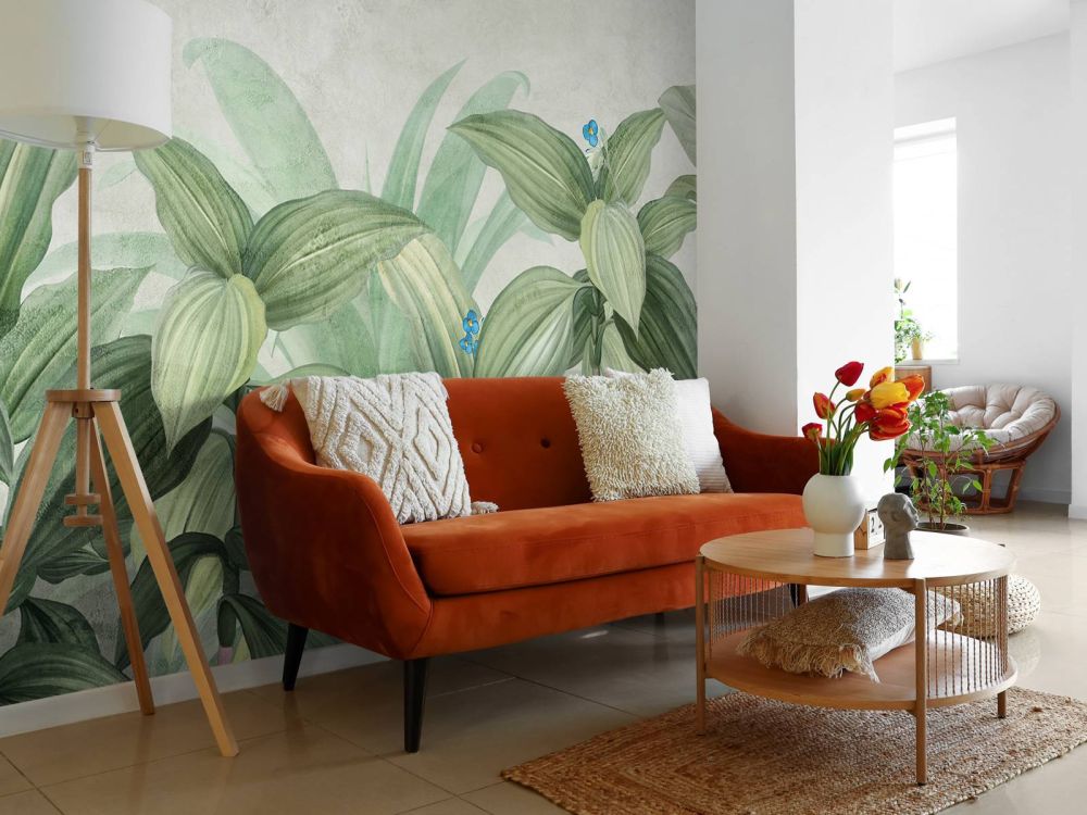 Motley gras met bloemen