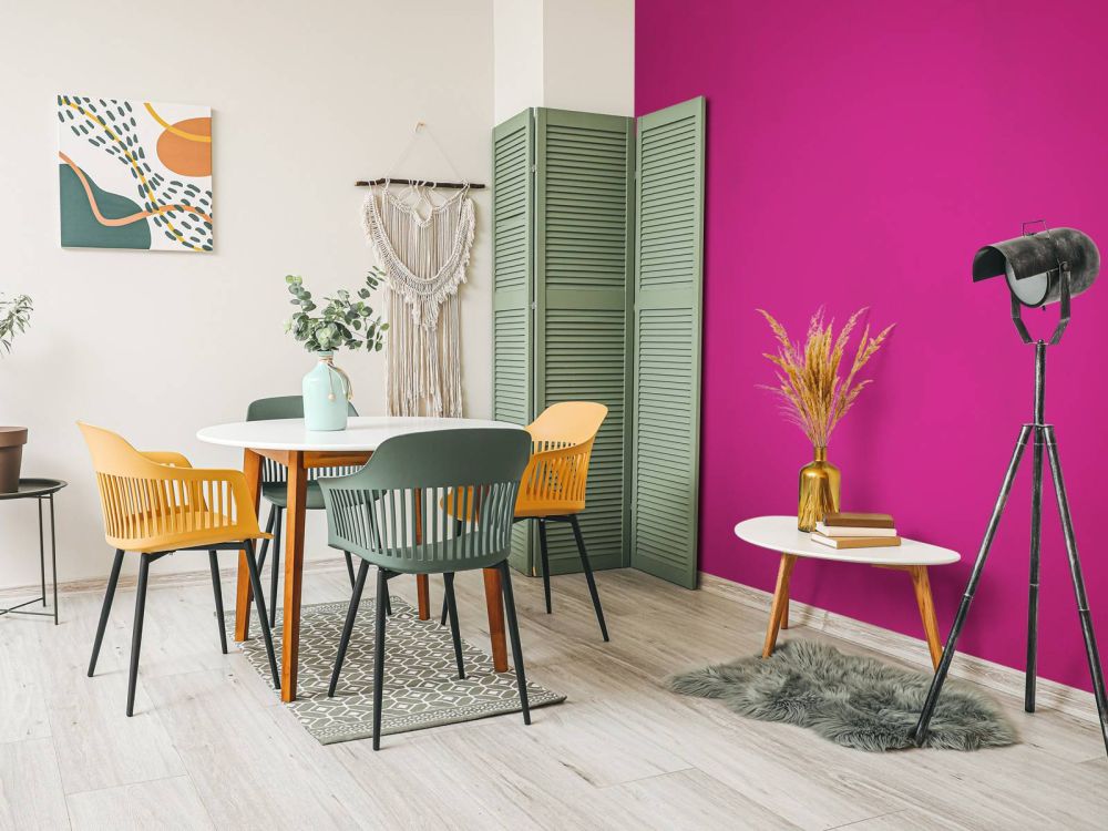 Framboos paars beton