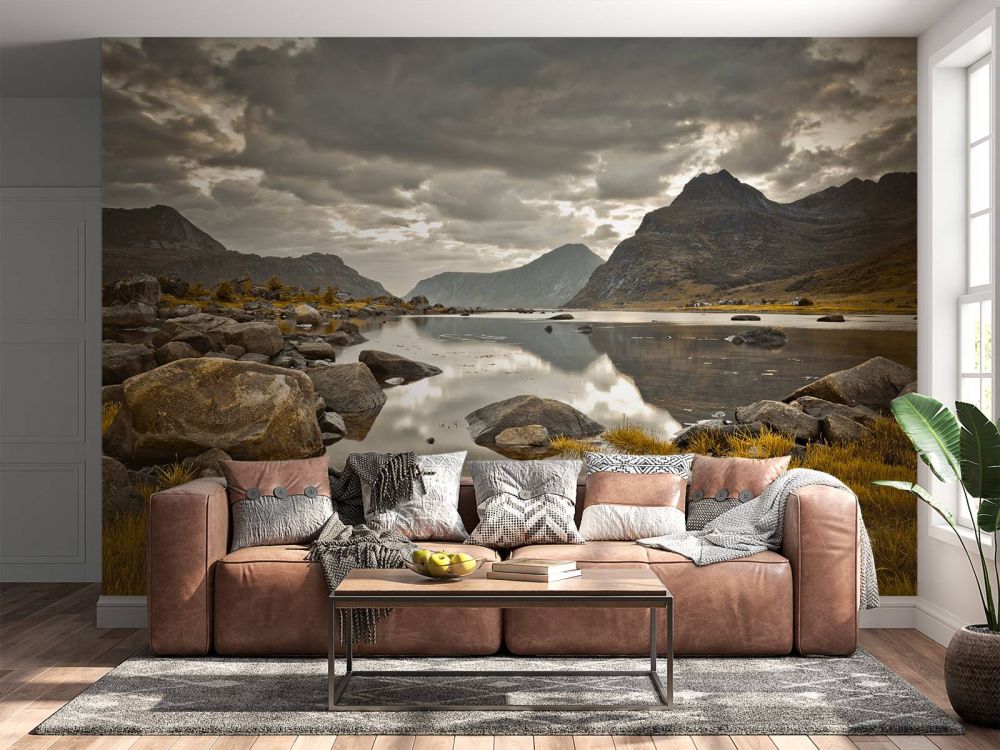 Lofoten tijdens bewolking