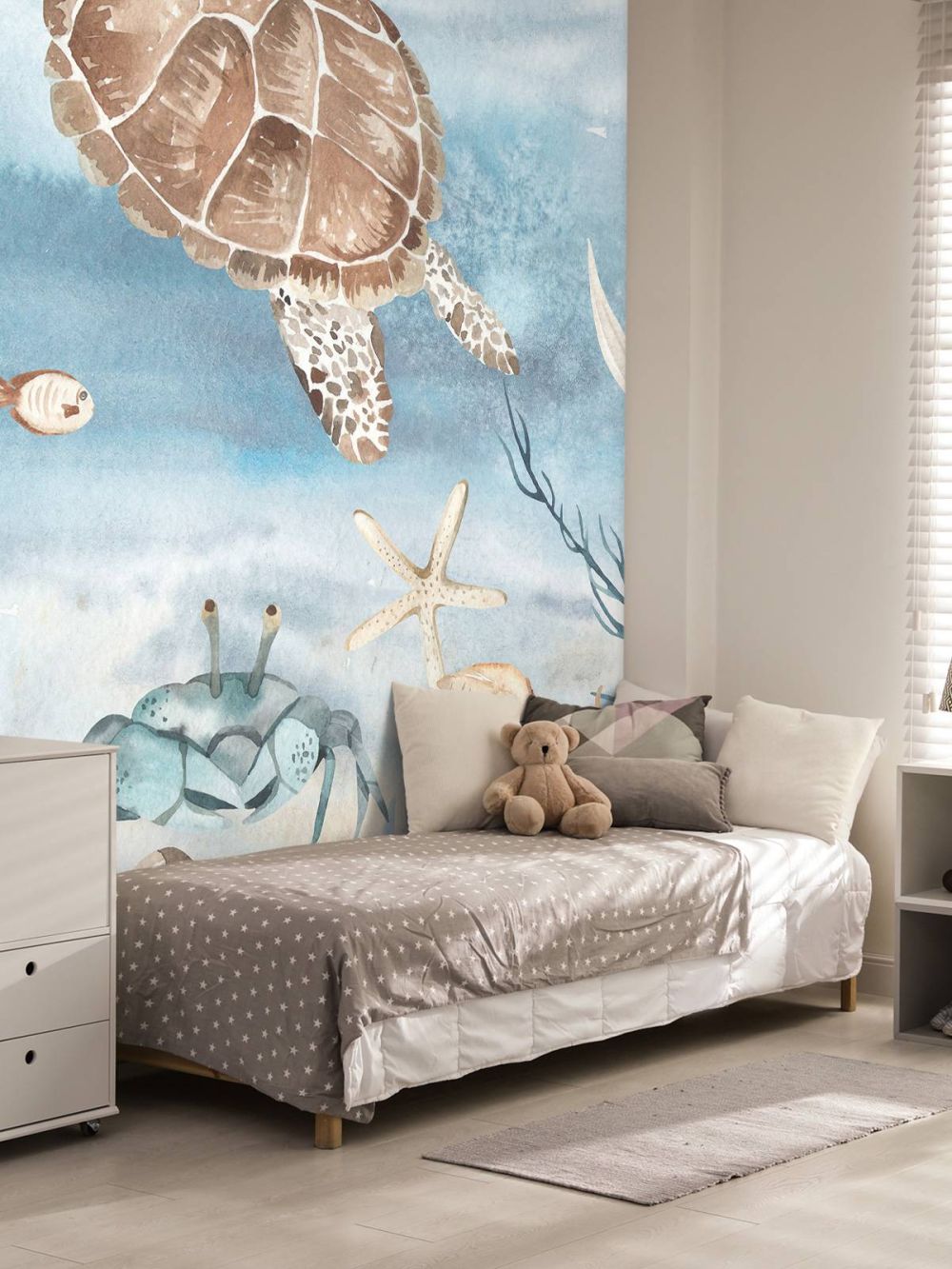 Waterverf zeeschildpad