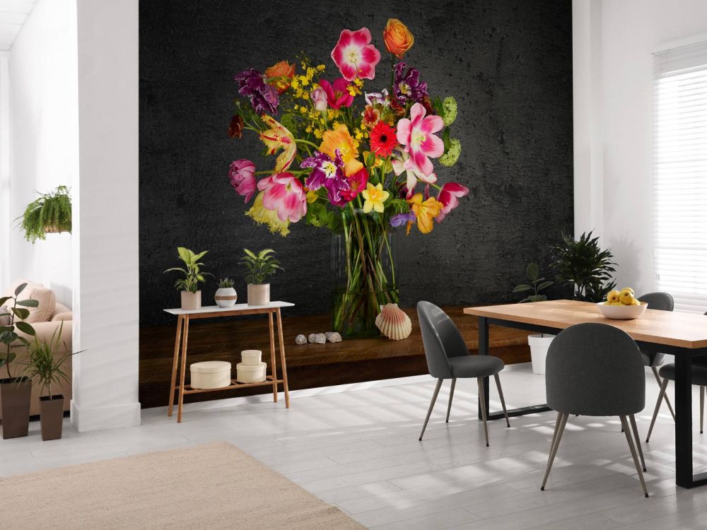 Kleurrijk boeket bloemen