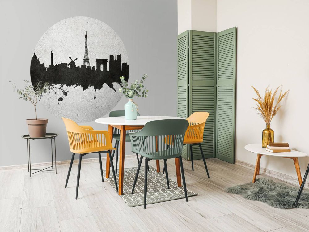 Waterverf skyline, Parijs