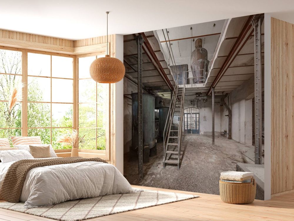 Verlaten oude fabriekshal