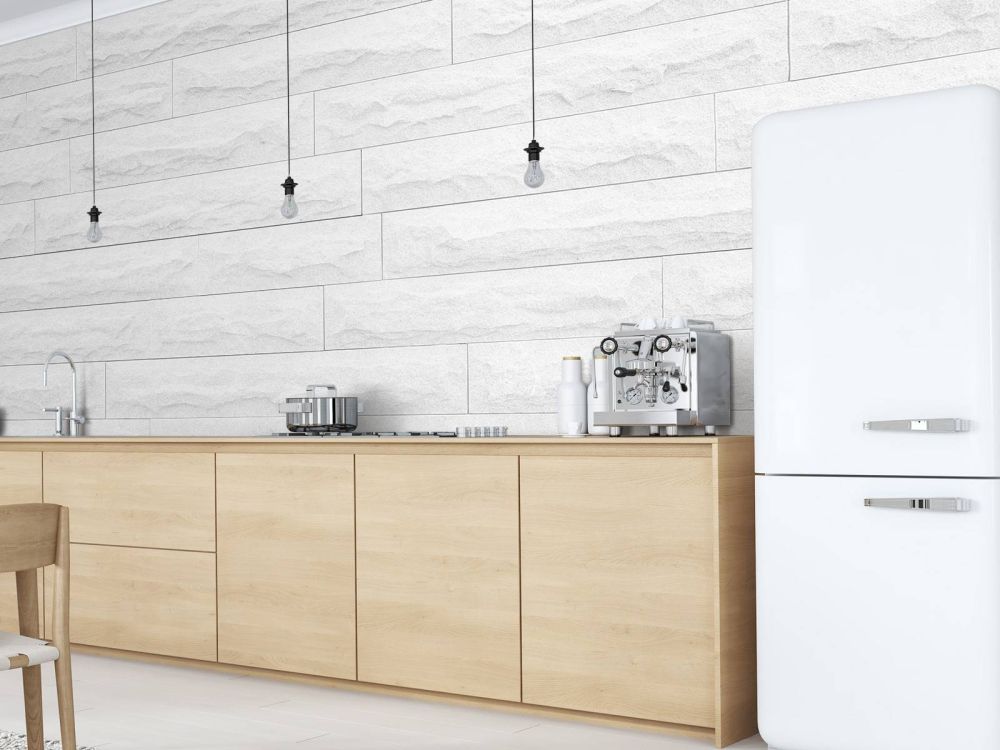 Moderne witte stenen