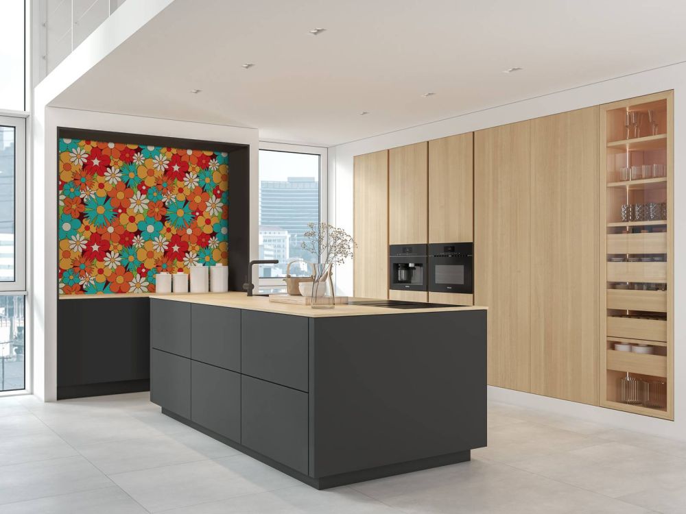 Bloemen in vintage stijl