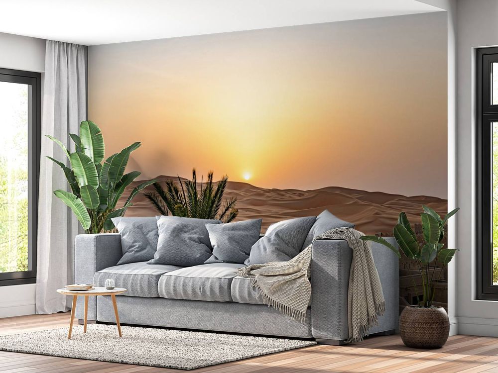 Abu Dhabi bij zonsondergang