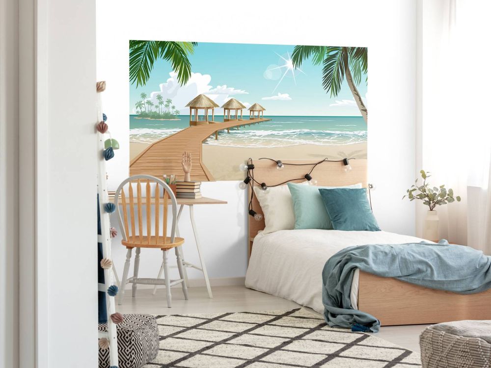 Zomerse strand