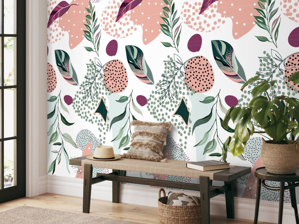 Bloemen en takjes