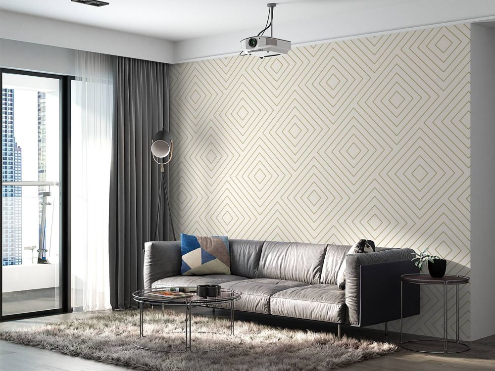 Chevron patroon, wit