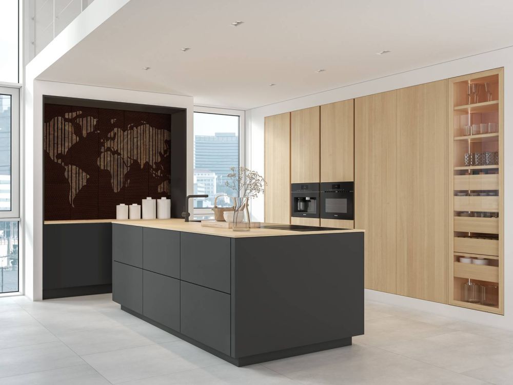 Wereldkaart met hout structuur