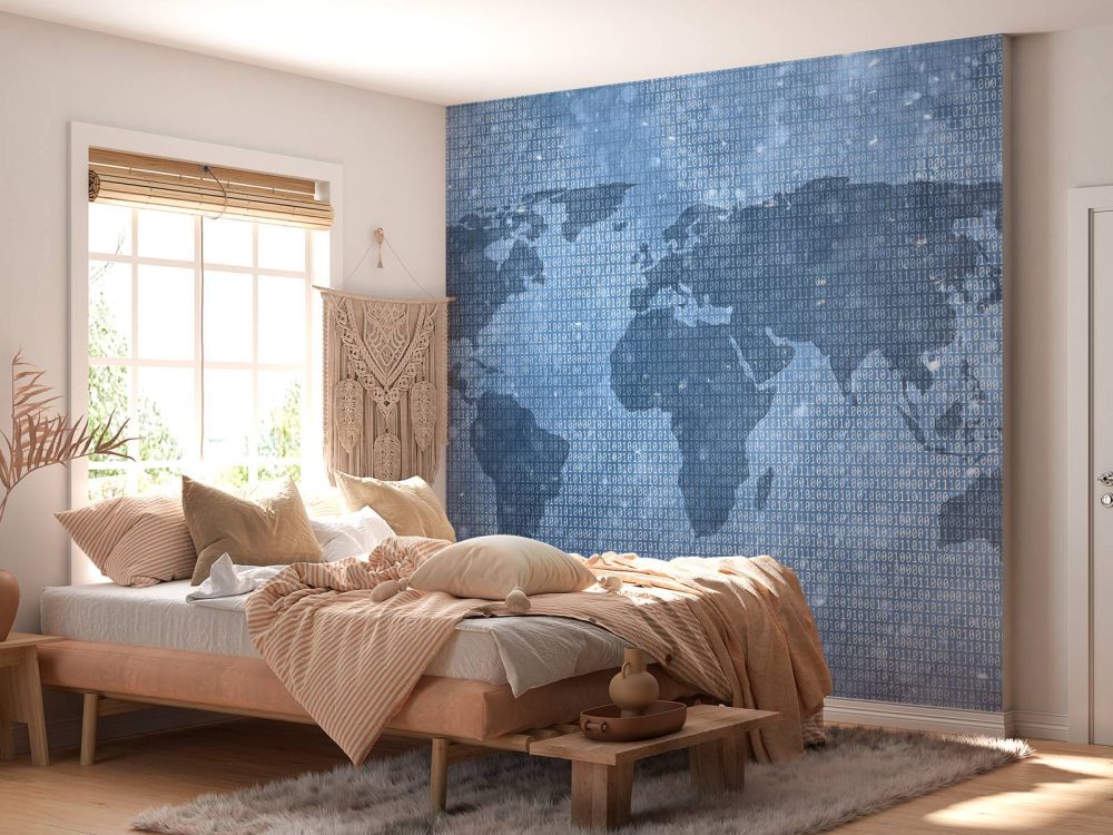 Binaire wereldkaart