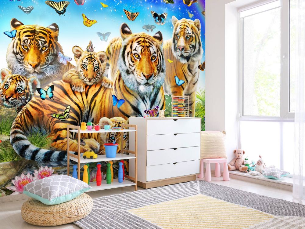 Tigers At Twilight