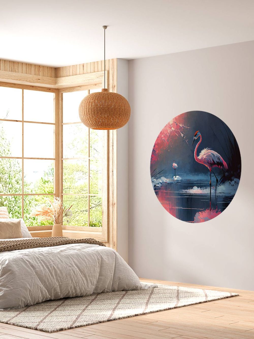 Flamingo Reflectie Symfonie