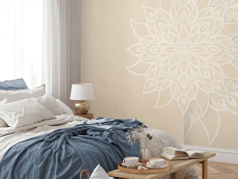 Beige Mandala Elegantie