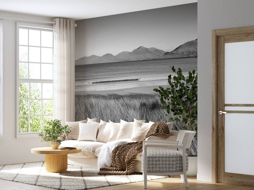Helmgras, strand en bergen