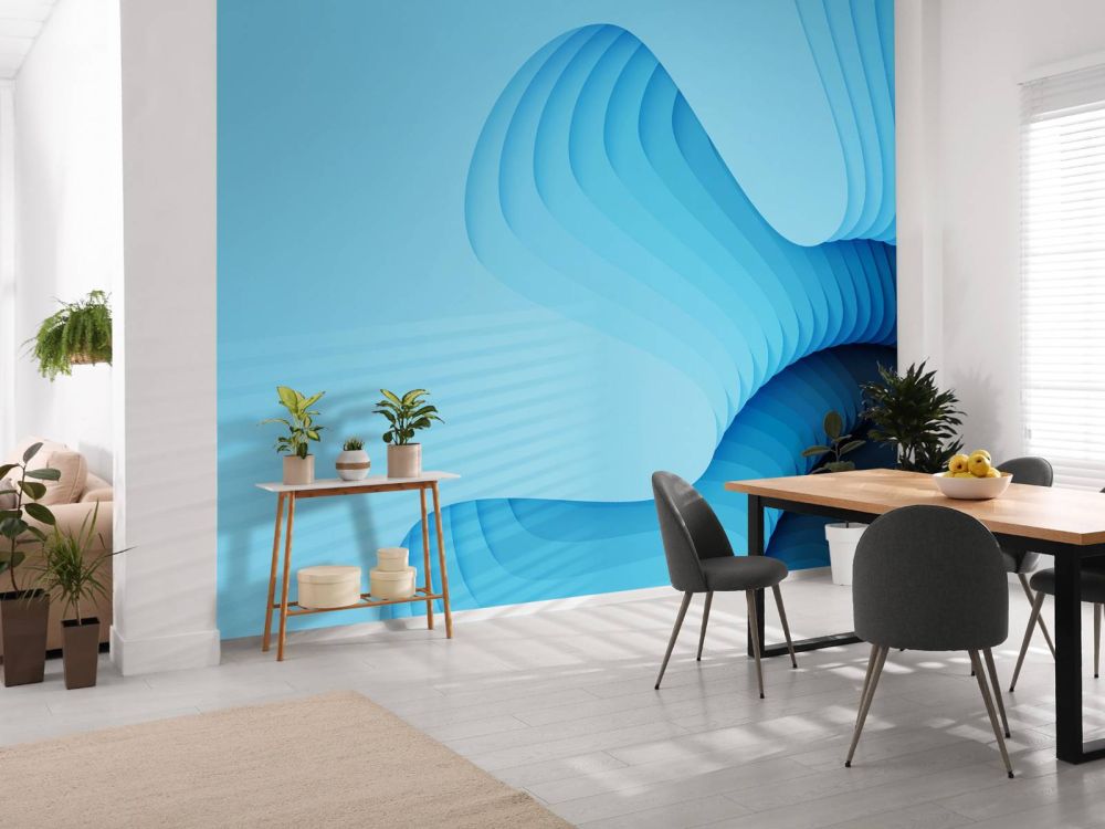 Abstract blauw