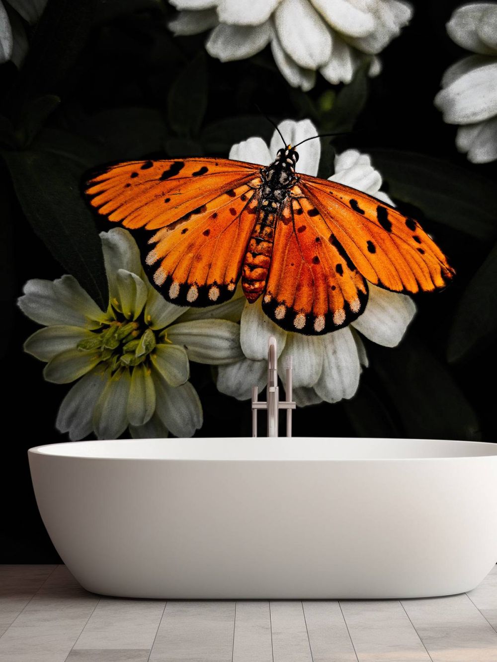Monarchvlinder op een bloem