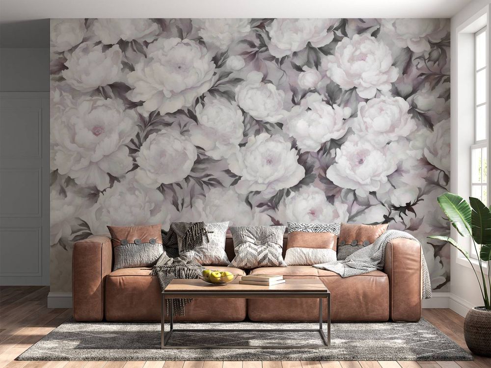 Peonie`s Wall Black