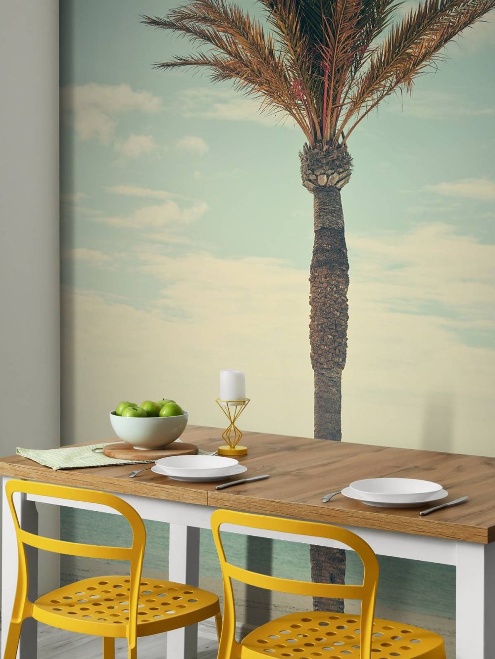 Vintage palmboom