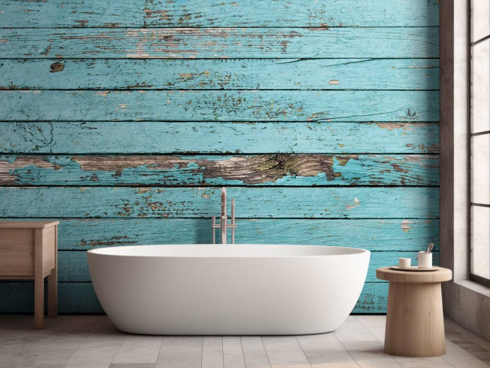Blauw hout