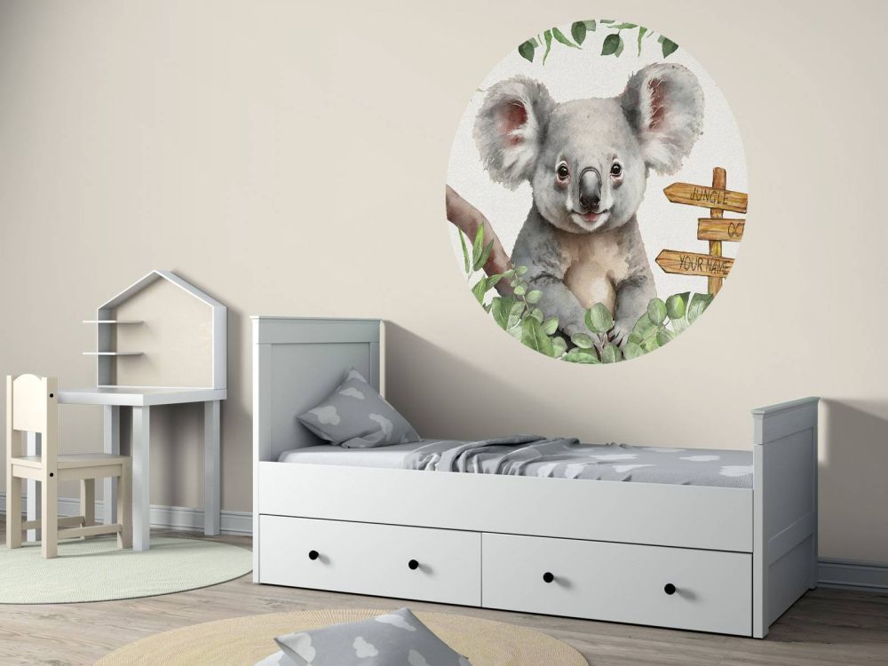 Baby koala in de jungle