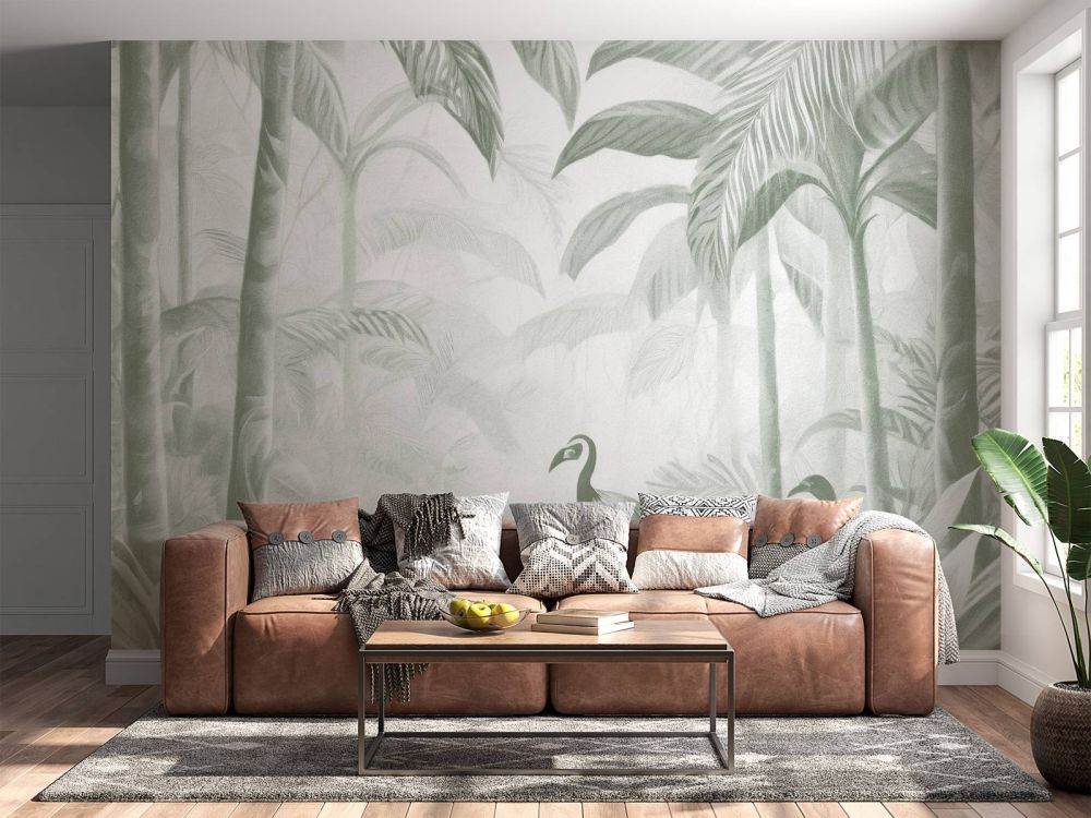 Verborgen Jungle met Ibis, groen