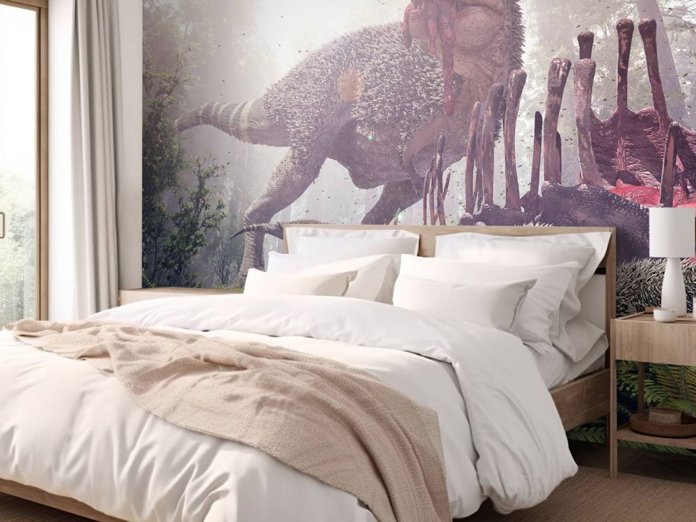 Tyrannosaurus Rex en haar jongen