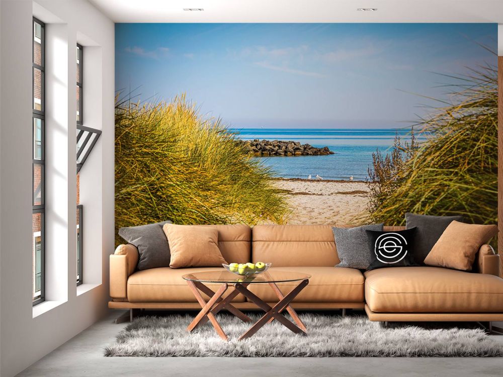 Strand aan de Oostzeekust